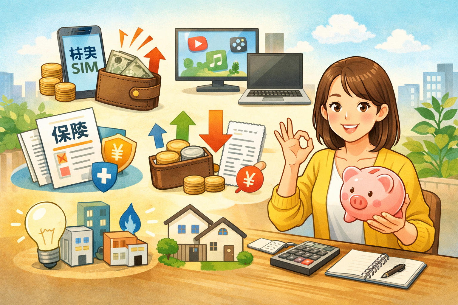 物価高でも暮らしをラクにする「小さな固定費カット術」